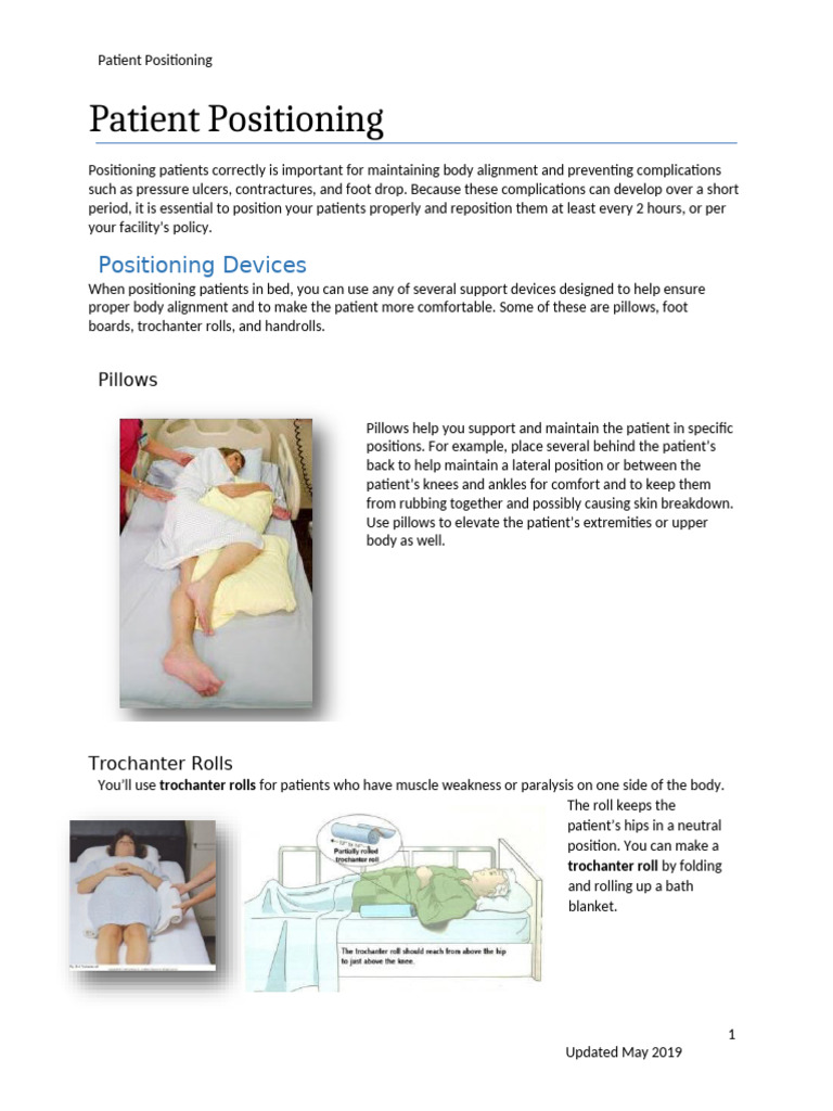 Essential Guide to Patient Positioning | PDF | Anatomical Terms Of ...