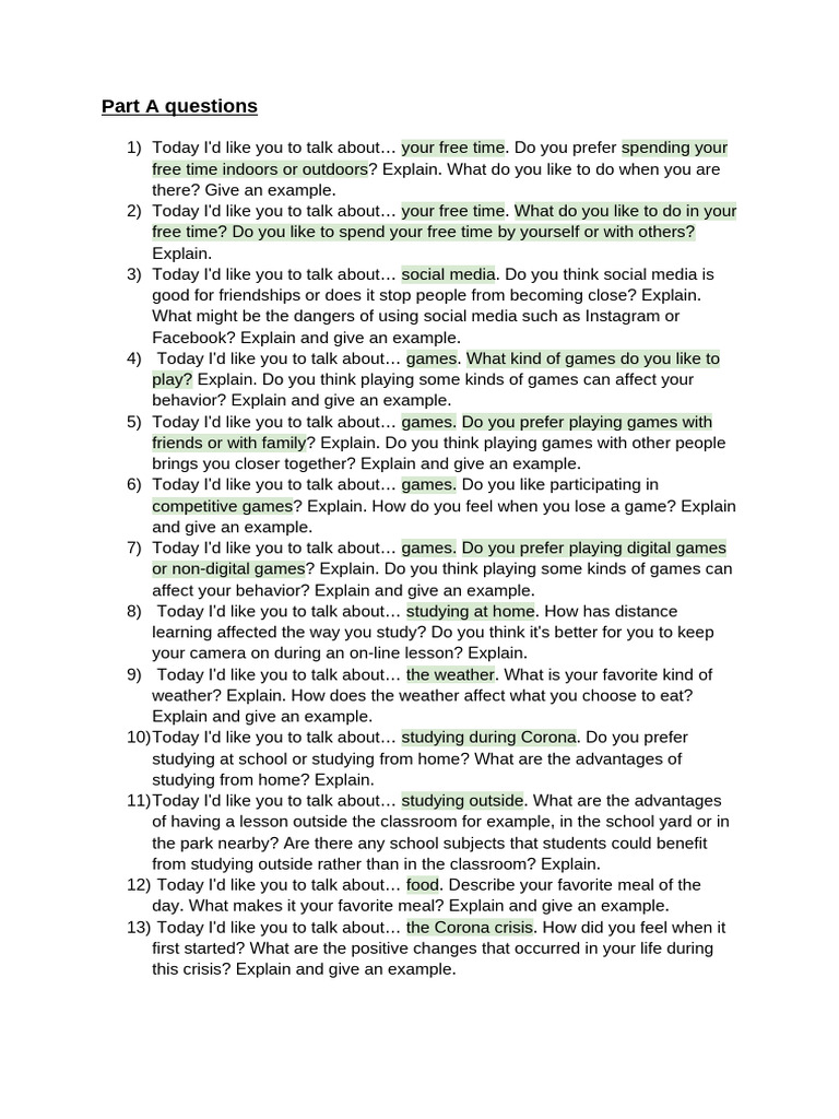 Engaging Topics for Discussion Questions | PDF