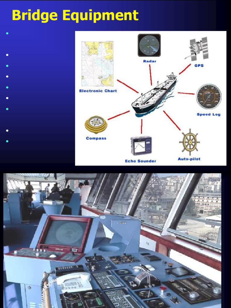 Essential Bridge Navigation Equipment Guide | PDF | Compass | Navigation