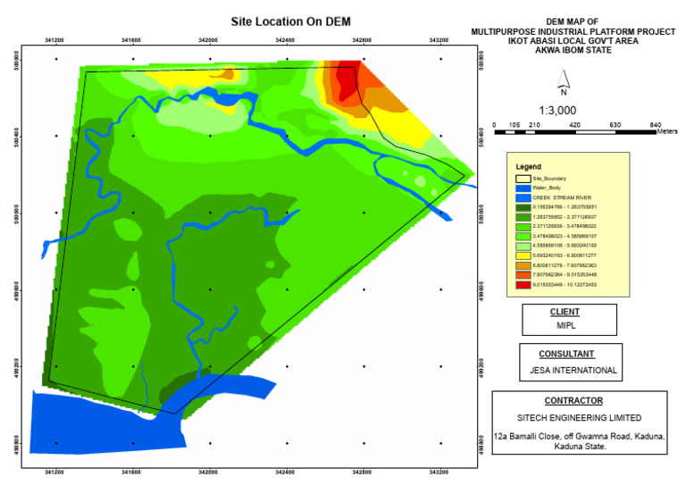 Revised - DEM WITH WATER BODIES | PDF