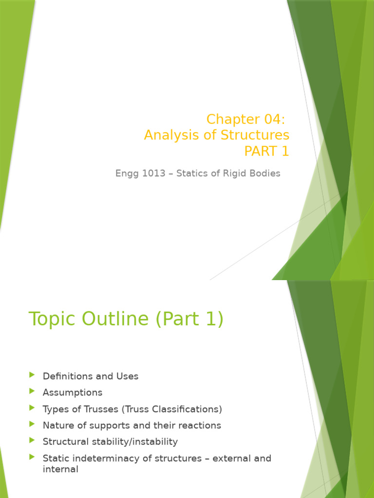 Truss Analysis in Structural Engineering | PDF | Truss | Structural ...