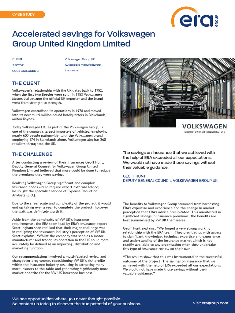 Volkswagen - UK | PDF | Volkswagen | Insurance