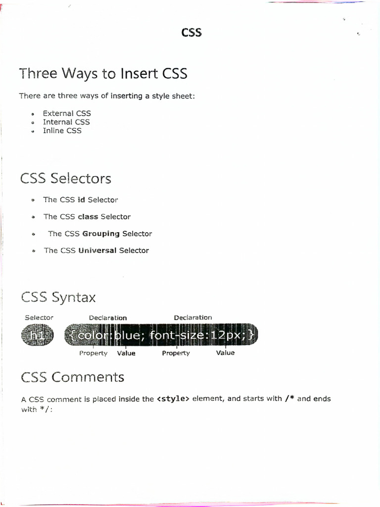 Css | PDF
