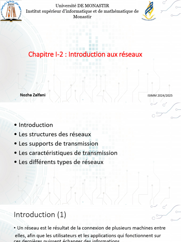 Introduction aux réseaux informatiques | PDF | Topologie de réseau ...