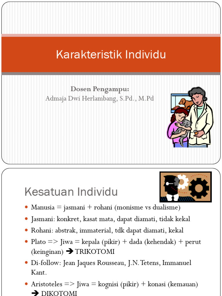 Karakteristik Individu: Jasmani dan Rohani | PDF