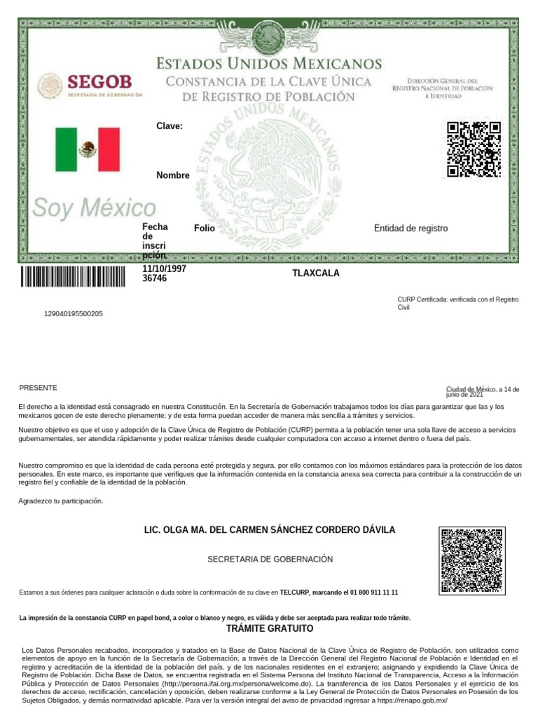 1734047790544_511773286-curp-editable | PDF | Gobierno
