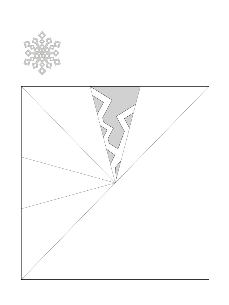 DIY Paper Snowflake Template Guide | PDF