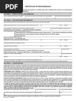 Florida Affidavit of Repossession Form | PDF