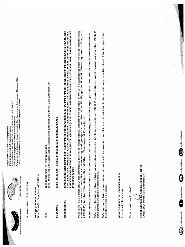 RPCO XII - NPCO Response On SMS Feedback | PDF