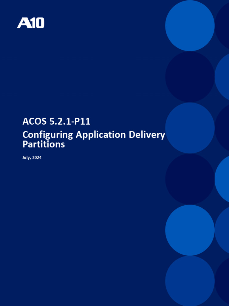 5 2 1P11Application Delivery Partitions | PDF | Superuser | Command ...