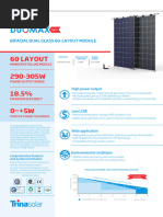 Trina Solar 710W Panel Specifications | PDF | Photovoltaics | Solar Panel