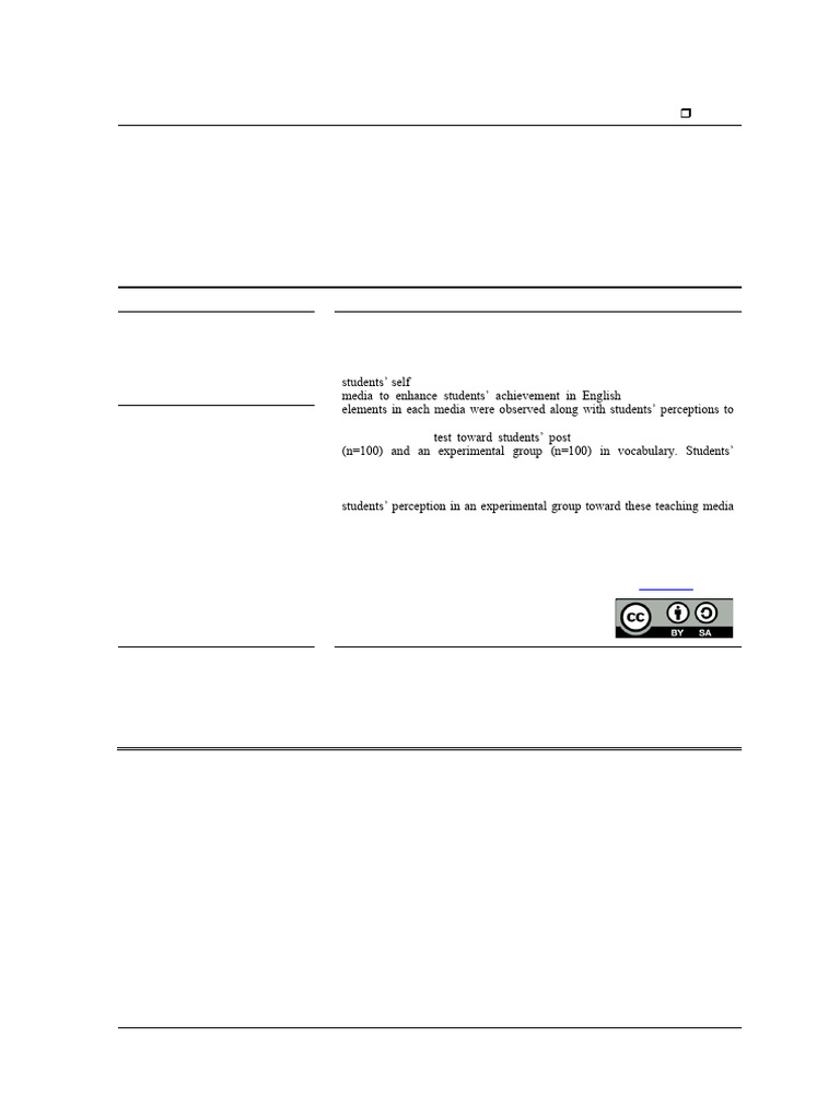 Enhancing Vocabulary via Digital Media | PDF | Student's T Test | Learning