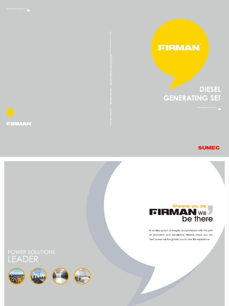Firman Diesel Generator Overview | PDF