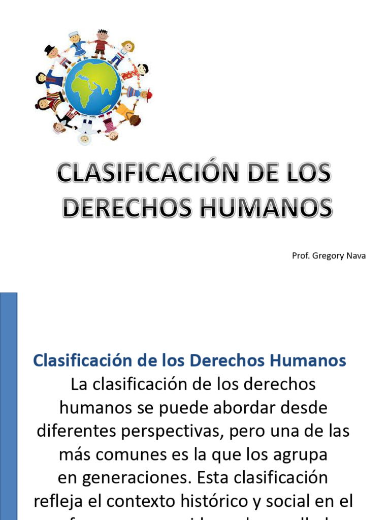 Clasificación de Derechos Sociales Humanos | PDF | Derechos humanos ...