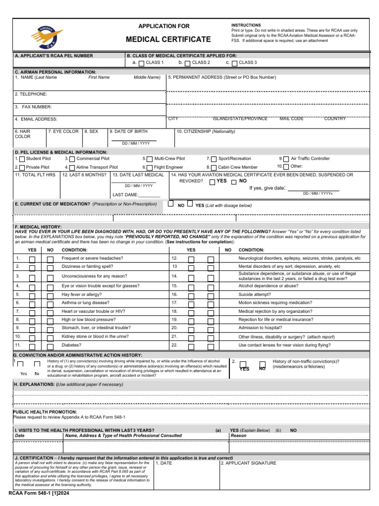 Medical Certificate Application Form | PDF | Substance Abuse | Driving ...