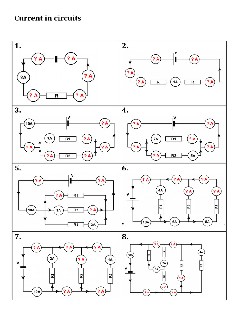 Current in Circuits | PDF