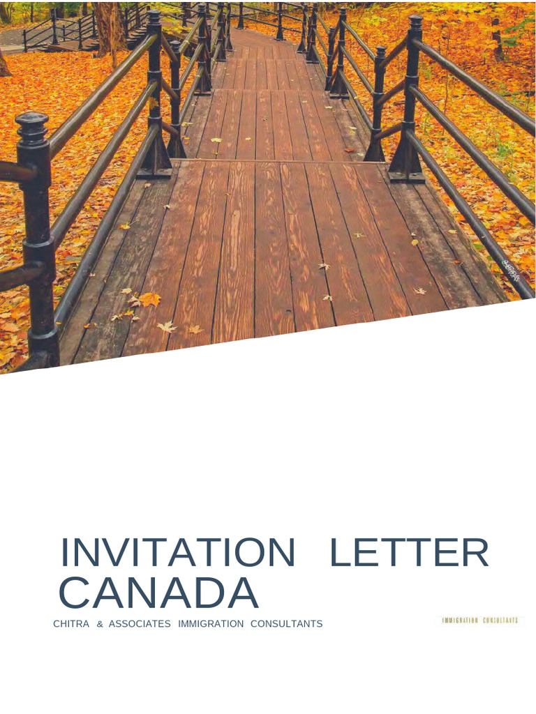 Sample Invitation Letter for Canada | PDF