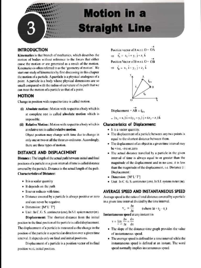 Kinematics: Motion, Speed, and Velocity | PDF | Velocity | Speed