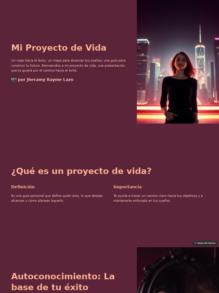 Mi Proyecto de Vida | PDF