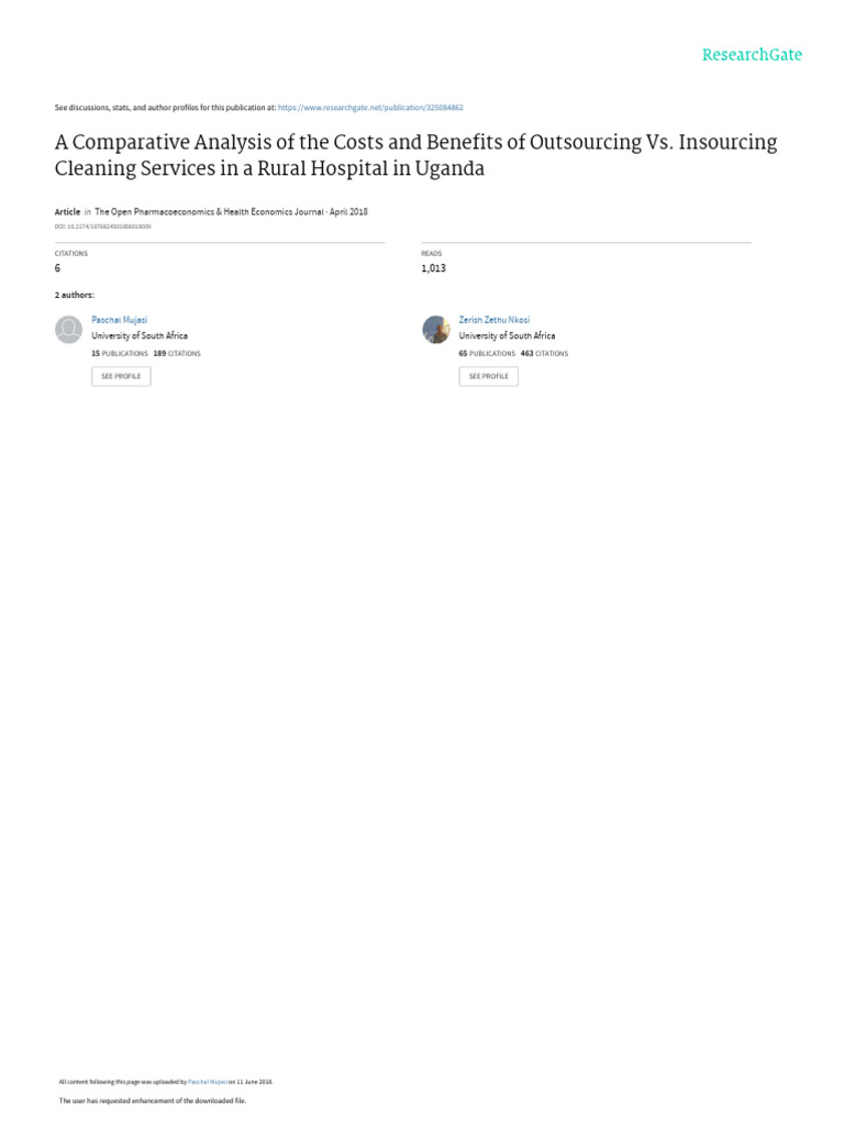 A Comparative Analysis of The Costs and Benefits o | PDF | Franchising ...