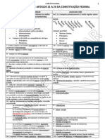 COMPETÊNCIAS - Comparativo Entre Art. 21 e 22 Da CF