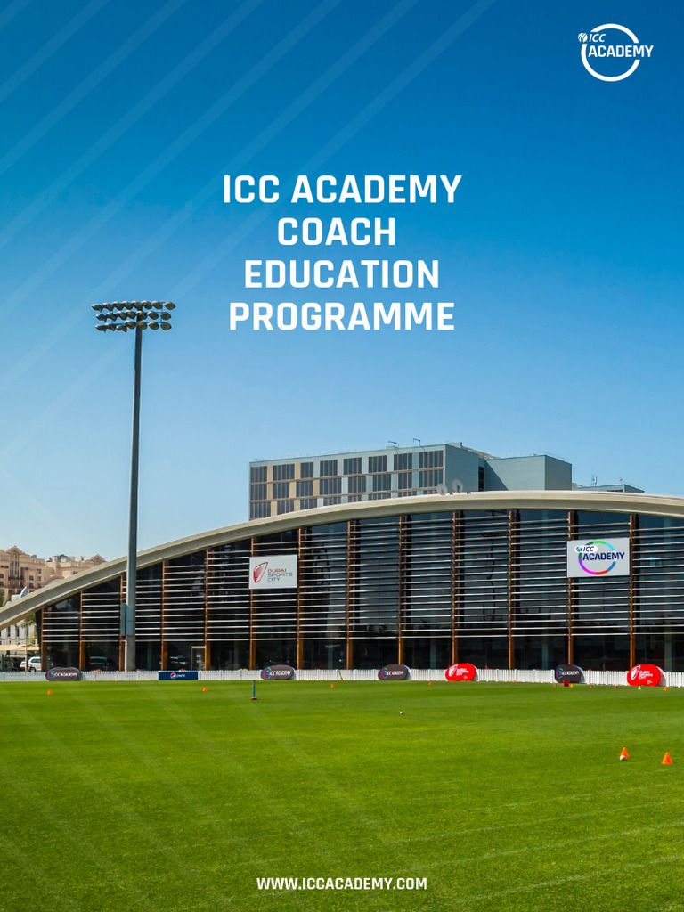 ICC Academy Coaching Course Overview | PDF | Payments | Cricket