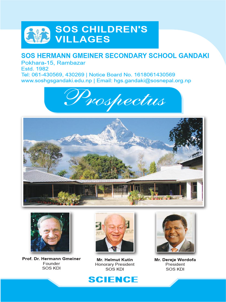 Prospectus: Sos Children'S Villages | PDF | University And College ...