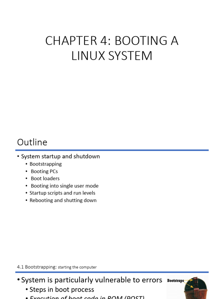 Booting Process of Linux Systems | PDF | Booting | System Software