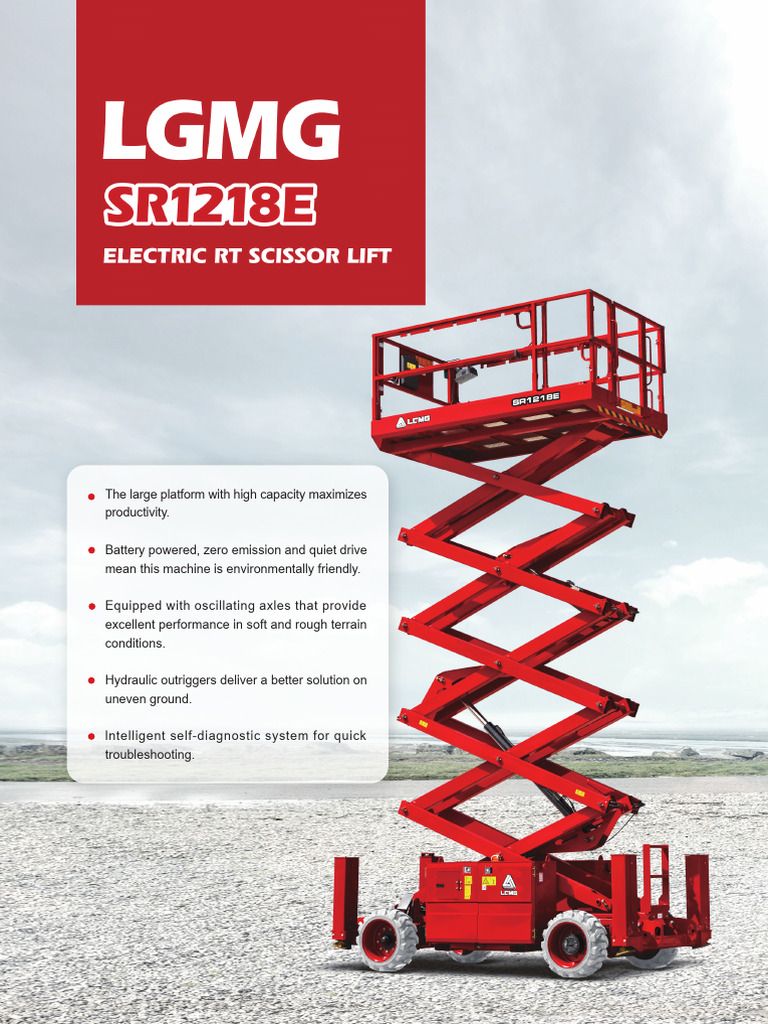 LGMG Electric RT Scissor Lift Specs | PDF | Land Vehicles | Automotive ...