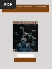 Download full Dark night a true Batman story  1st Edition Dini ebook all chapters