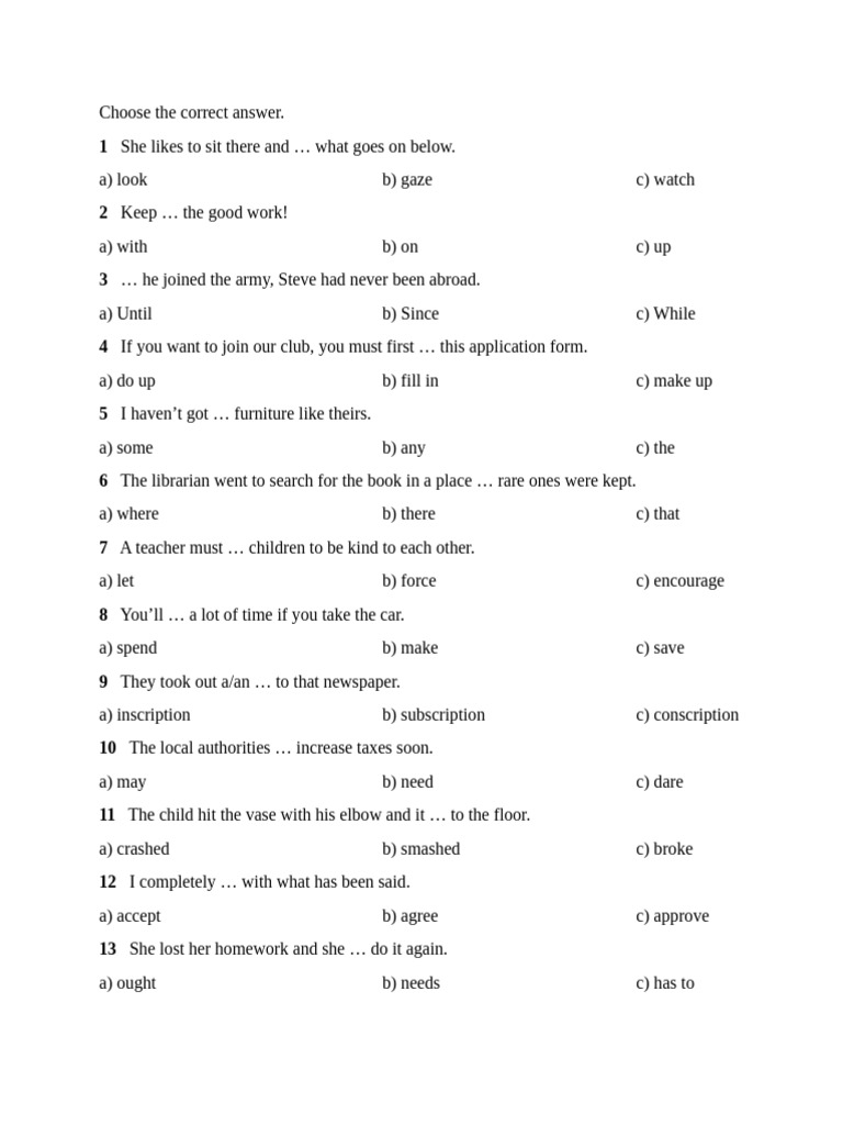Mini Test | PDF | Adolescence