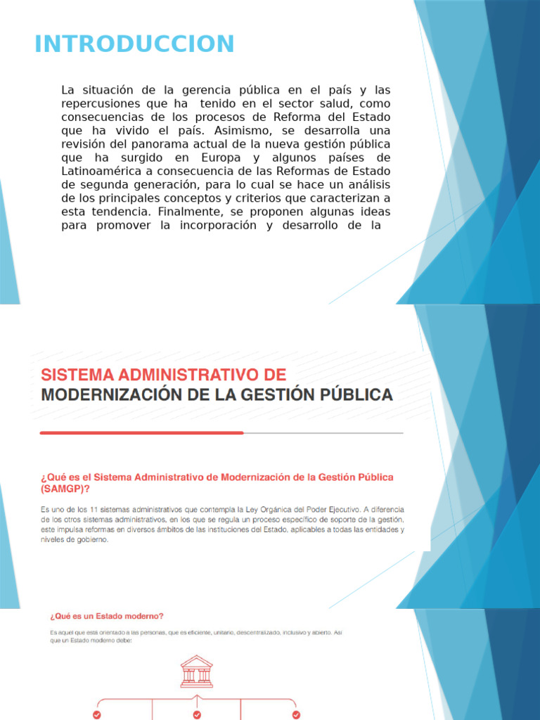 Modernización de la Gestión Pública en Salud | PDF | Administración ...