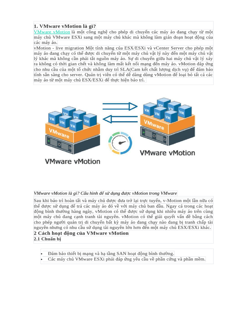 Vmotion | PDF