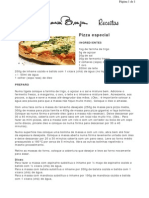 Receita_pizza de Espinafre