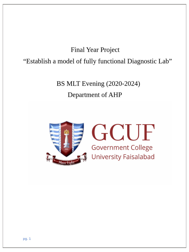 Alpha Diagnostic Lab PDF For Lab Development | PDF | Laboratories | Waste