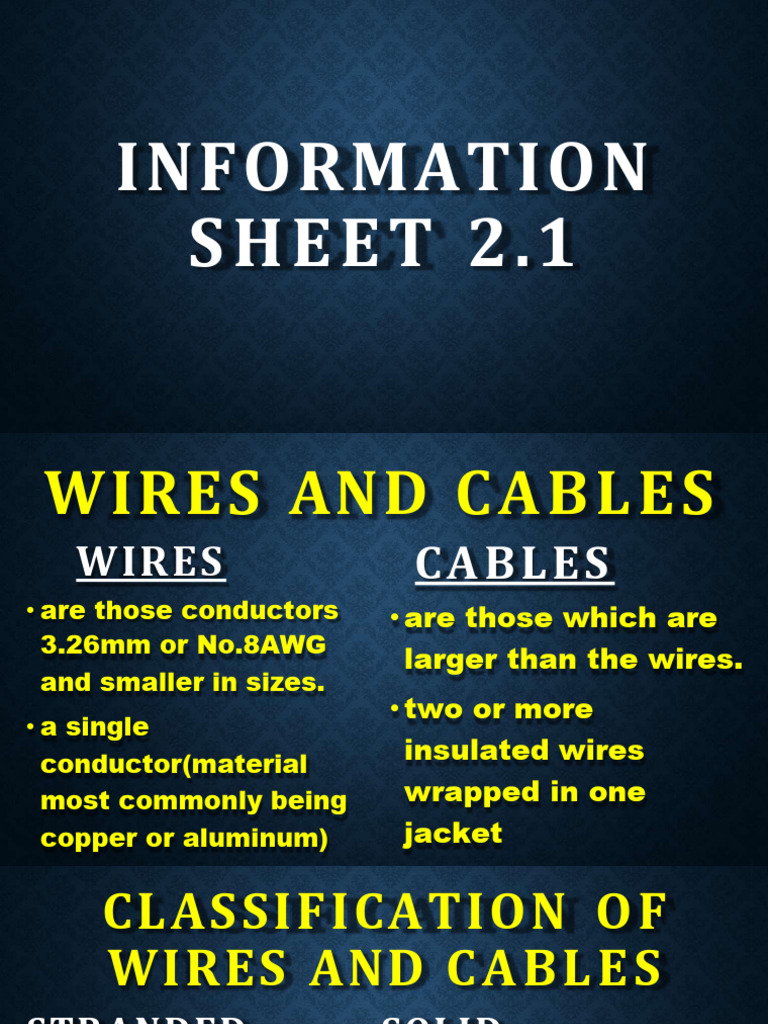 Wires-and-Cables-pp04 | PDF | Electrical Wiring | Wire