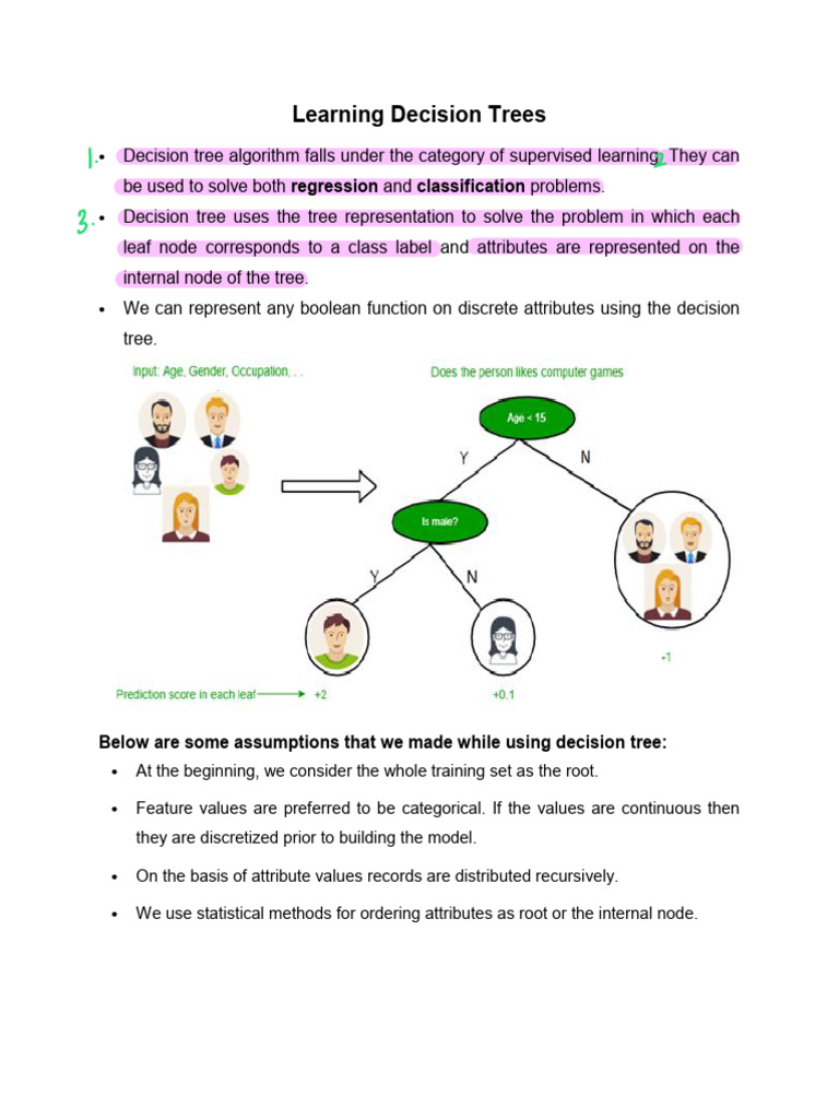 Understanding Decision Trees in ML | PDF | Applied Mathematics ...
