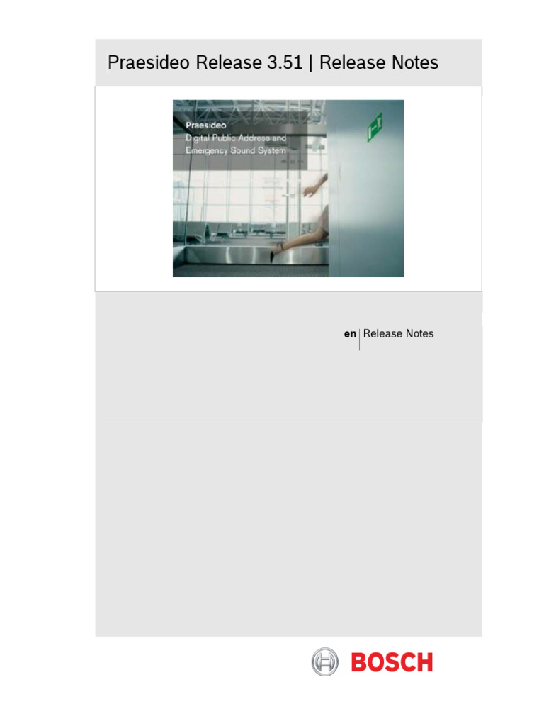 Praesideo Release Notes | PDF | Amplifier | Microsoft Windows