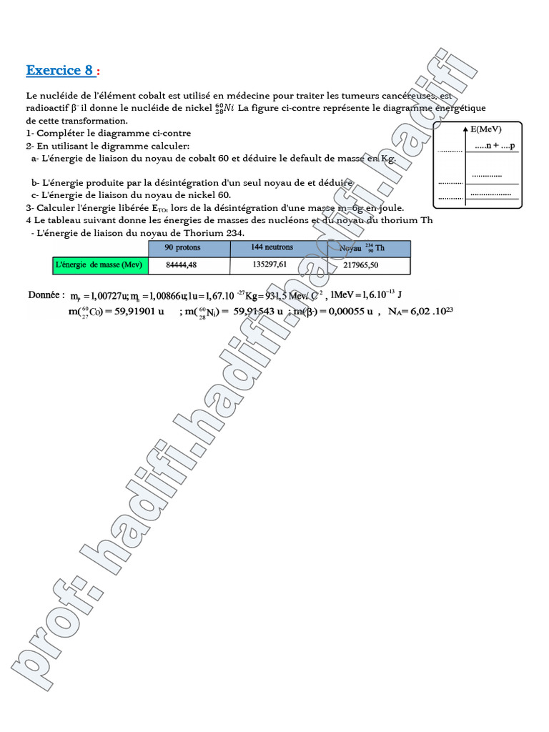 Exercice 8 | PDF