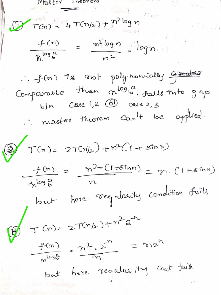 Aa Master Theorem Done | PDF
