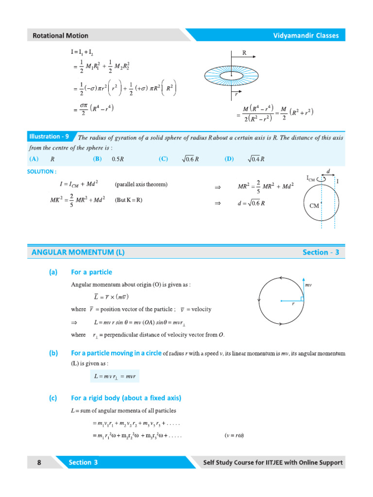 3 Rotational Motion Section 3 | PDF
