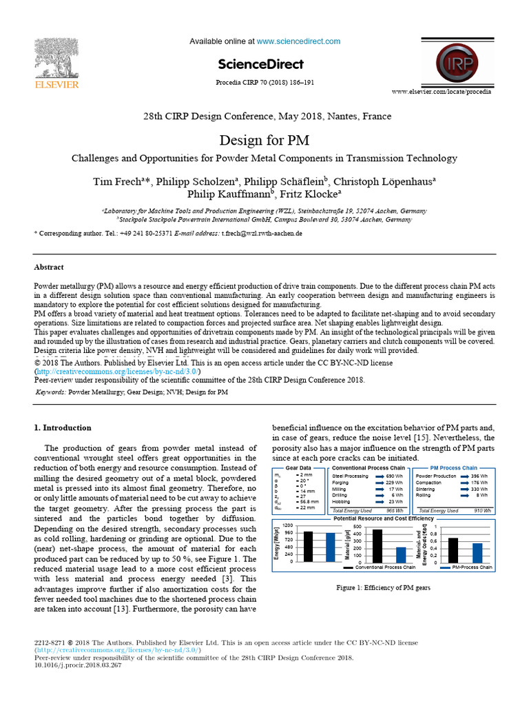 PM Design Challenges for Stackpole Powertrain | PDF | Strength Of ...
