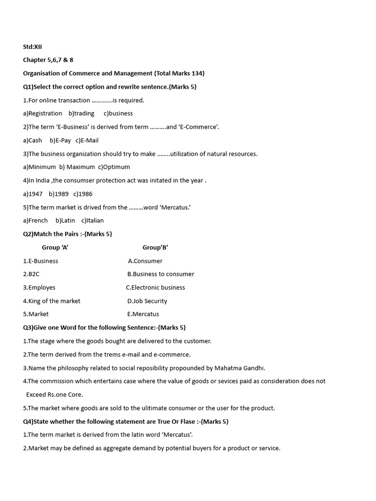 OC Full Form in Commerce Explained | PDF | E Commerce | Electronic Business