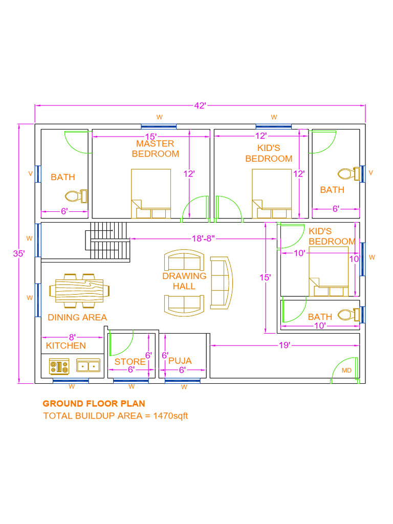 Home Floor Plan Overview | PDF