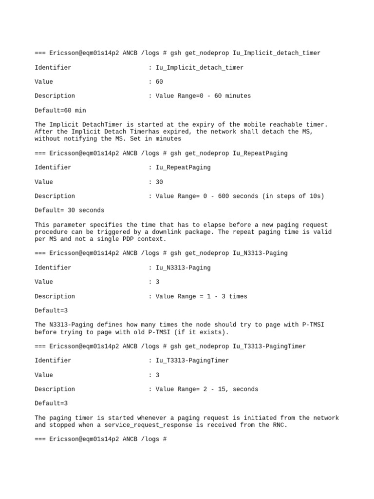 SGSN Commands | PDF | Parameter (Computer Programming) | Computer ...