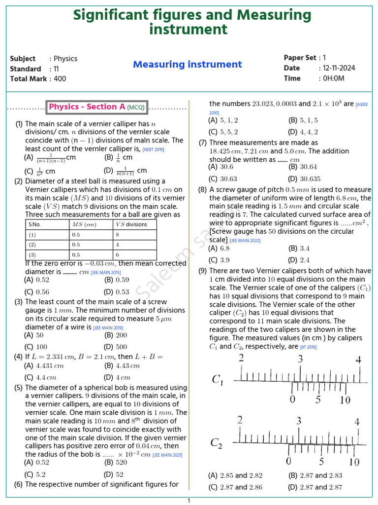 Measuring Instrument 1731411067 | PDF | Metrology