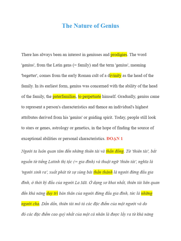 The nature of genius pdf