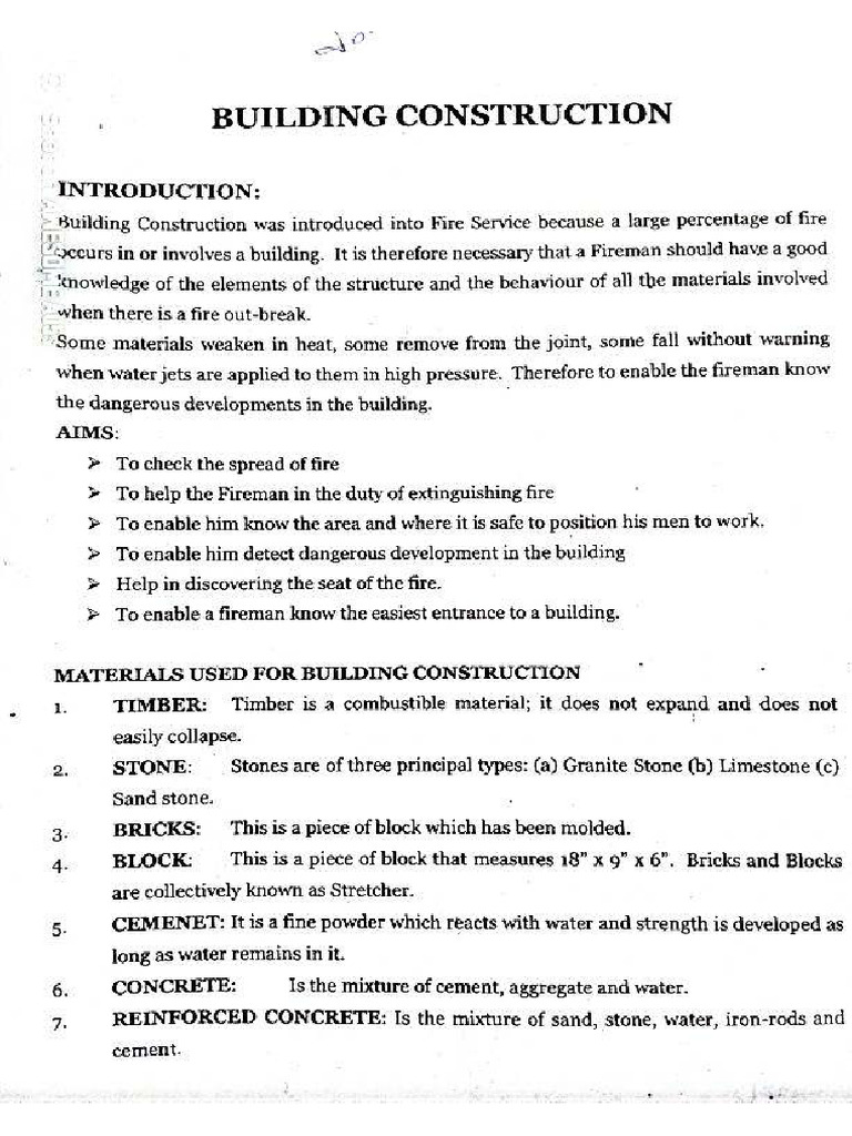 Building Construction Page..1. | PDF