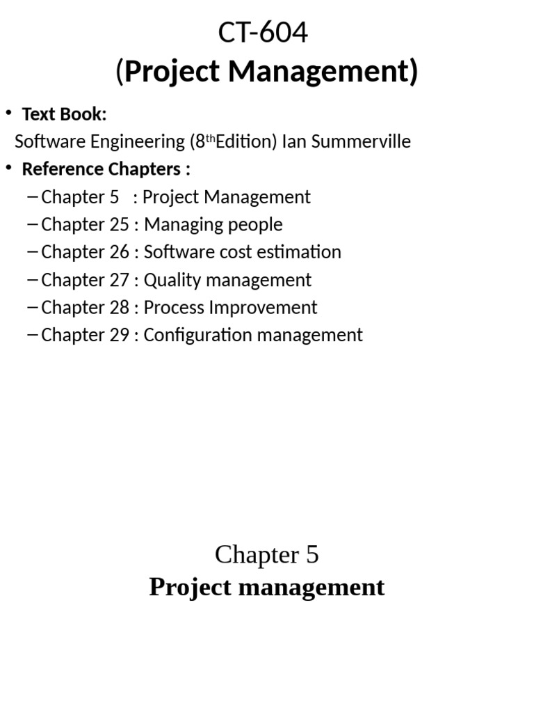 ch-5 (PM) | PDF | Risk Management | Risk