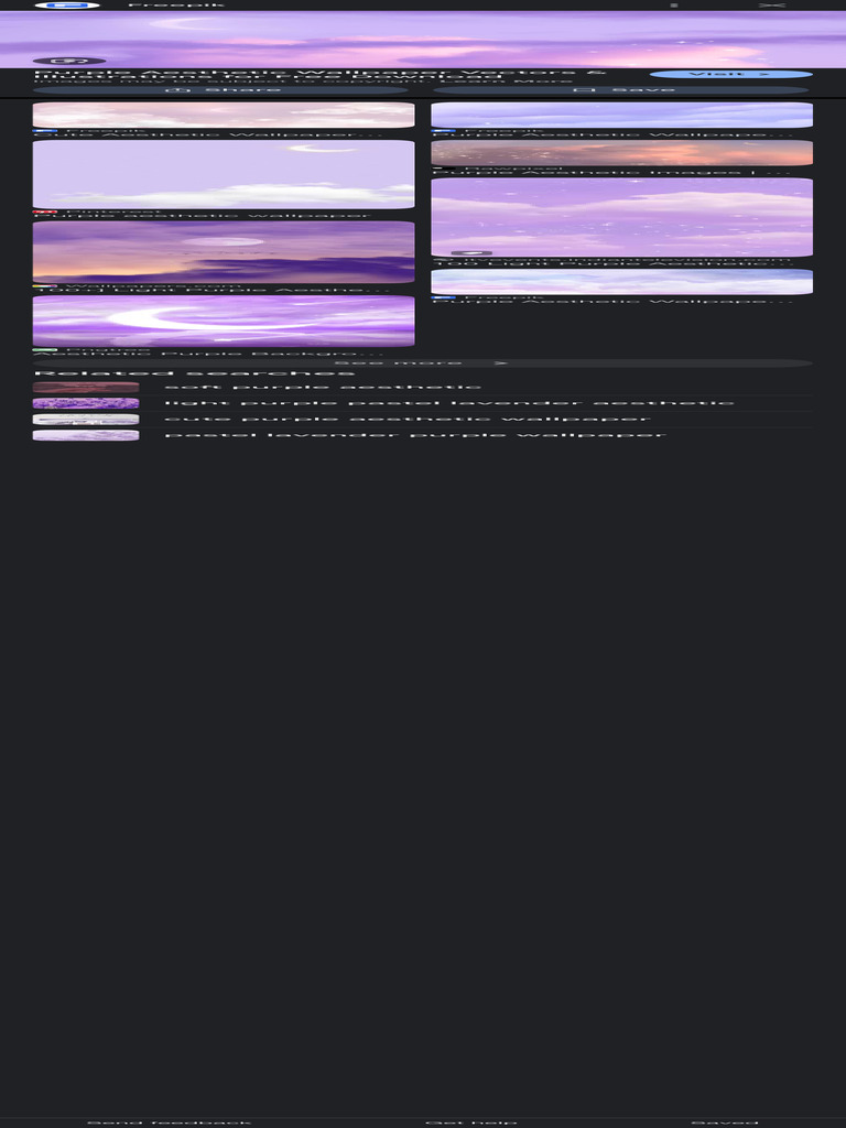 Purple Aesthetic Wallpaper Vectors | PDF